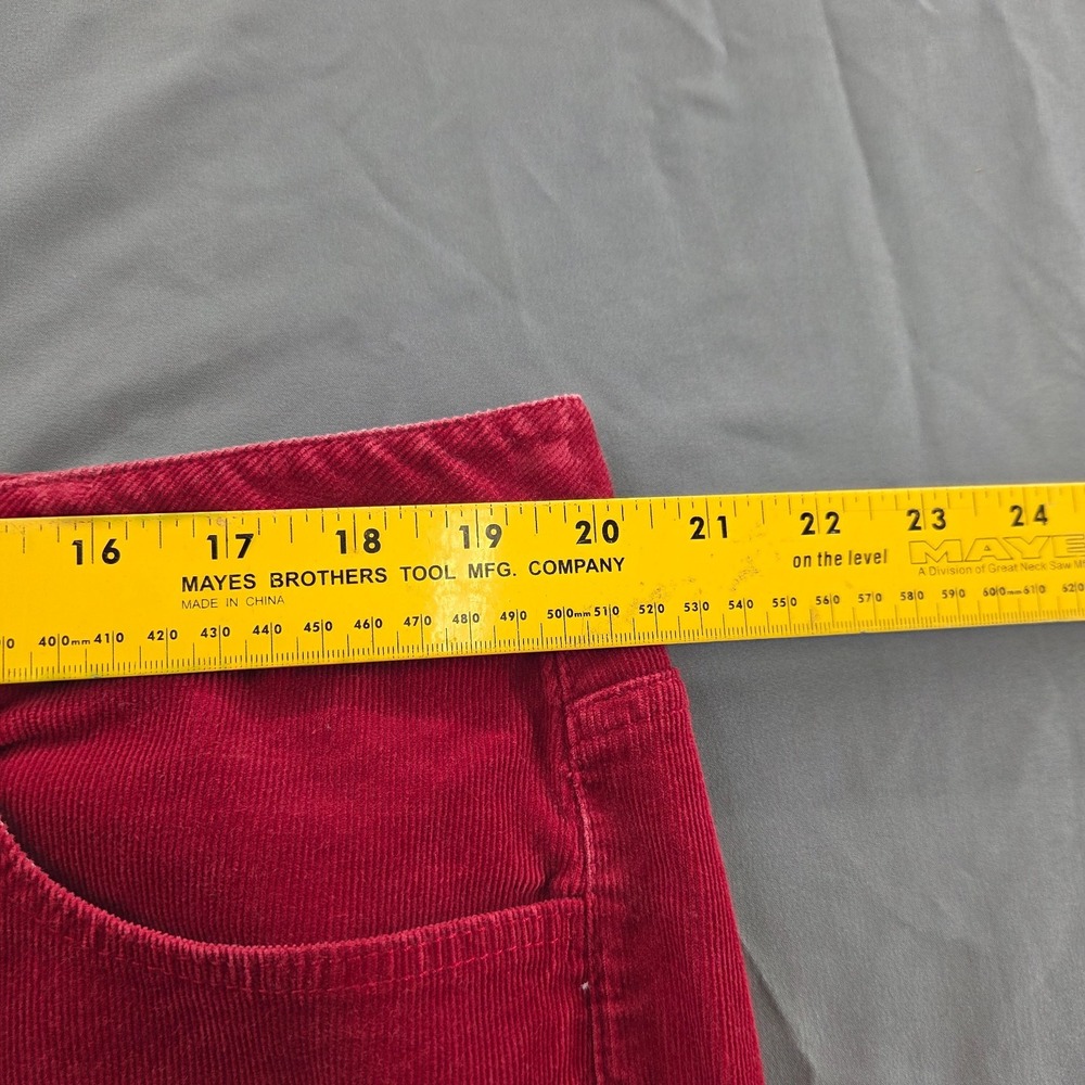 Talbots Women's 18WP Petite Heritage Corduroy Pants Blue Red 2 Pant Lot - Picture 12 of 16